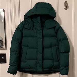 Green Lululemon Down Jacket.